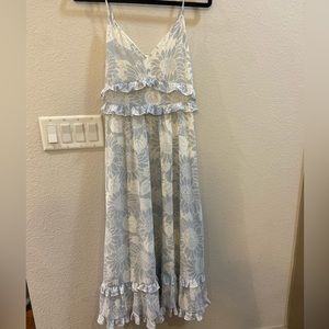 Madewell Floral Midi Dress